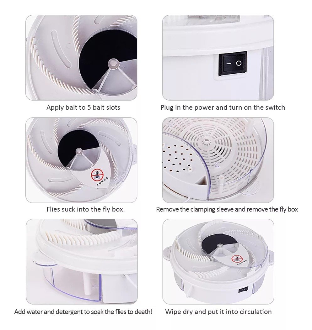 productImage-1737147670125 Trampa Automática Para Moscas Recargable - Imagen 2
