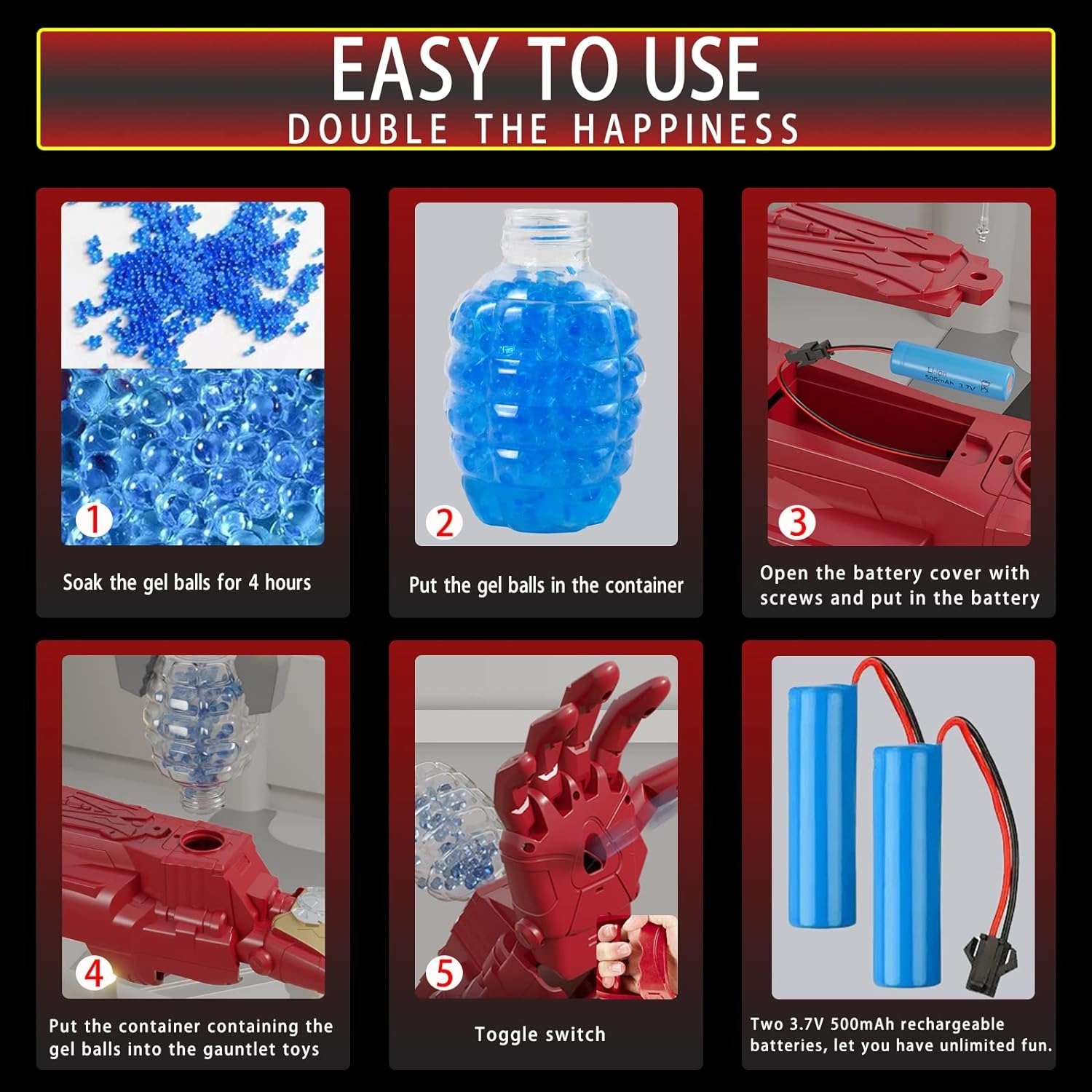 productImage-1737147961859 Brazo iron Man hidrogel, pistola - Imagen 4