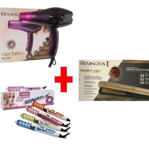 Minirizadora +secador +plancha keratina