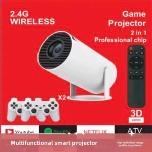 Combo Proyector Imagen 2 En 1 Con Juegos Y Controles Y3