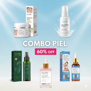 mega combo x 5! crema reafirmante hoygi + spray para crecer el pelo ouhoe + botox stock solution suero antiarrugas + soft serve serum truly + crema aclarante arbutin (copia)